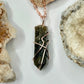 Rose Gold Labradorite Necklace