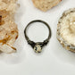 Charcoal Dalmatian Jasper Ring