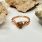 Rose Gold Unakite Ring