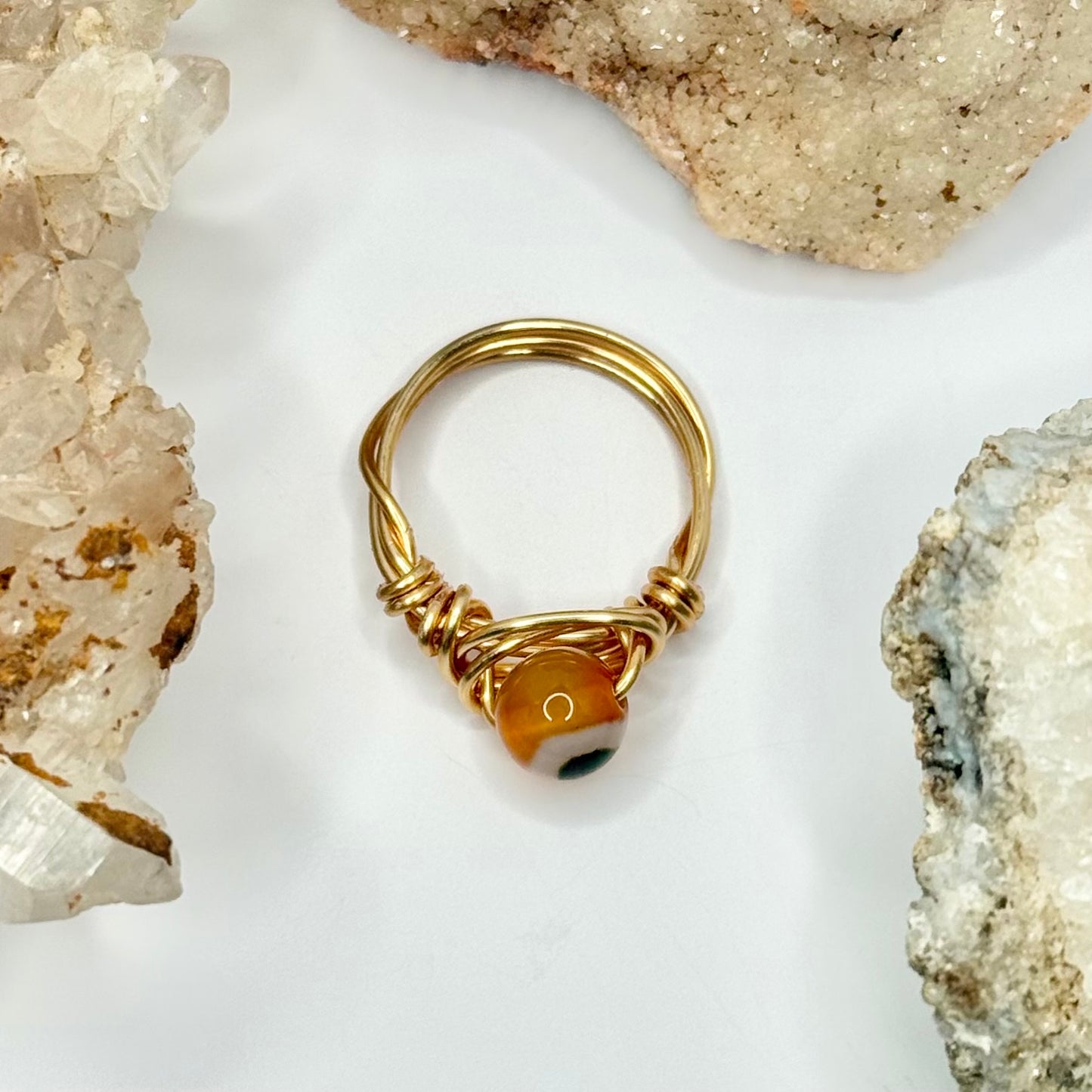Gold Carnelian Ring
