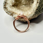 Rose Gold Pink Pearl Ring