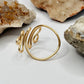 Gold Coiled Wrap Ring