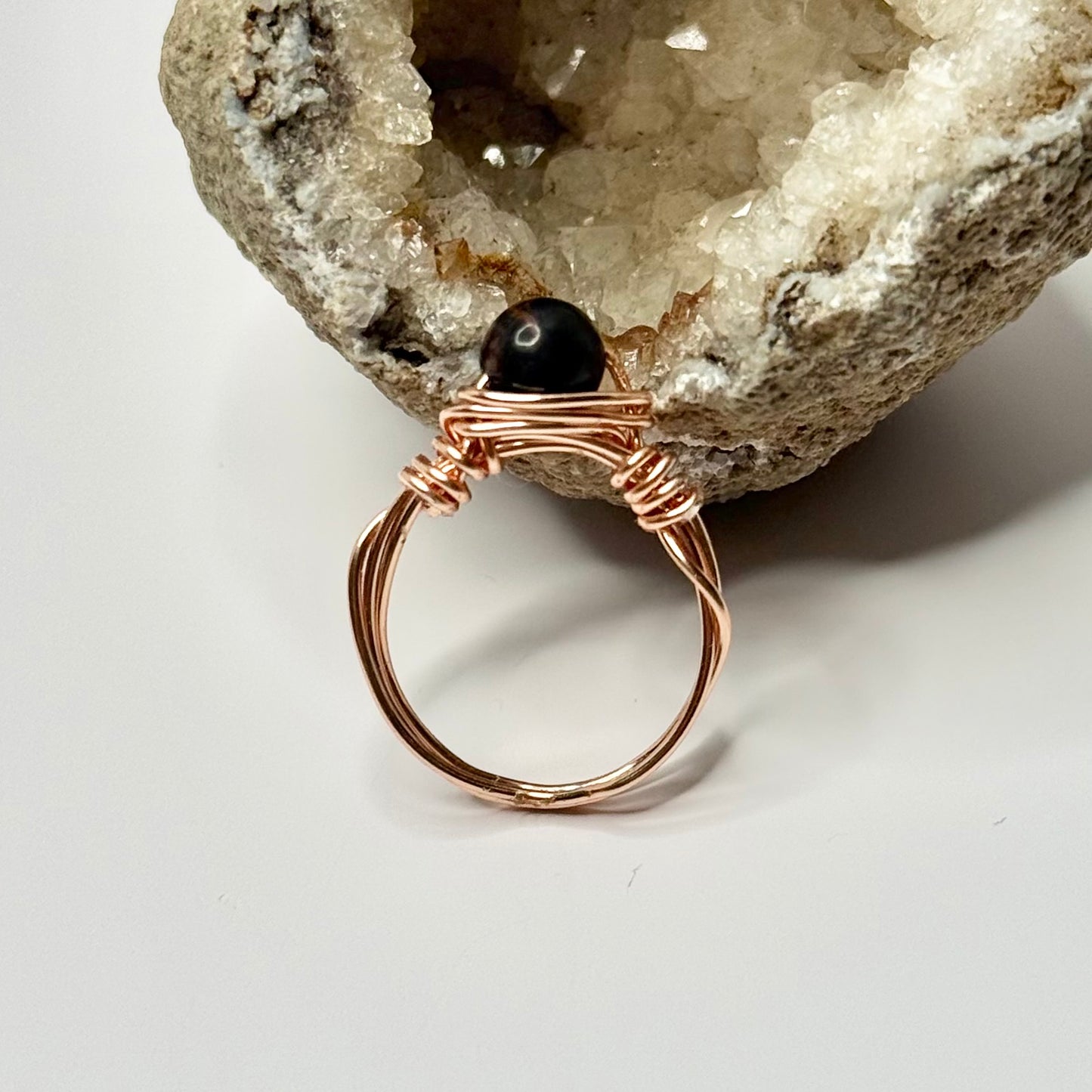 Rose Gold Jasper Ring