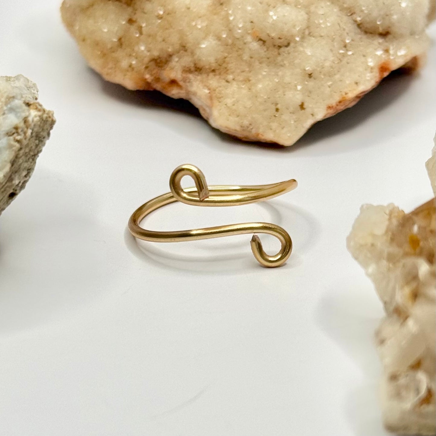 Gold Bypass Ring