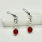 Silver Carnelian Earrings
