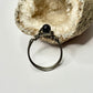 Charcoal Blue Goldstone Ring