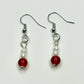 Silver Carnelian Earrings