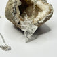 Silver Quartz Lightning Necklace