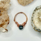 Rose Gold Crazy Lace Agate Ring