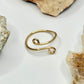 Gold Bypass Ring