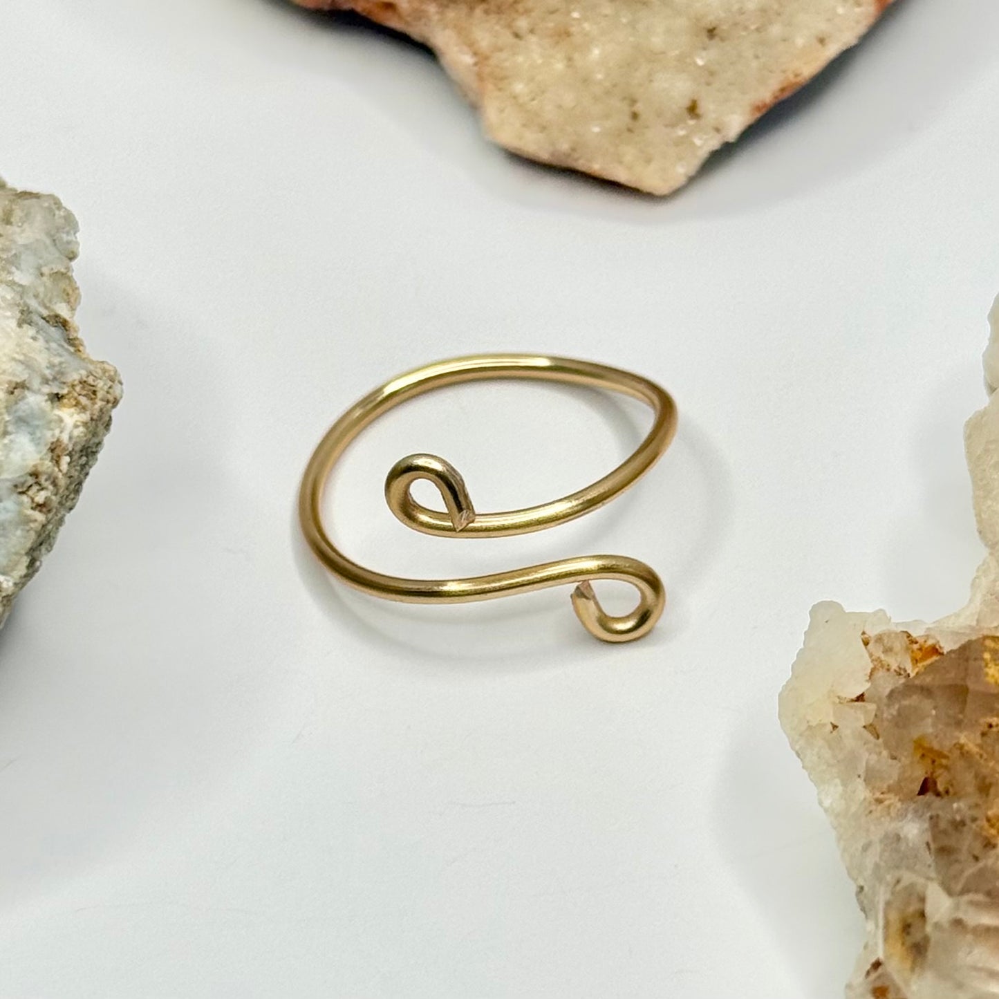 Gold Bypass Ring