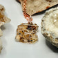 Rose Gold Dendritic Agate Necklace