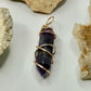 Rose Gold Amethyst Pendant
