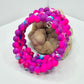 Pink, Purple, and Blue Wrap Bracelet