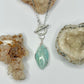 Silver Amazonite Toggle Necklace