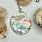 Silver Abalone Necklace