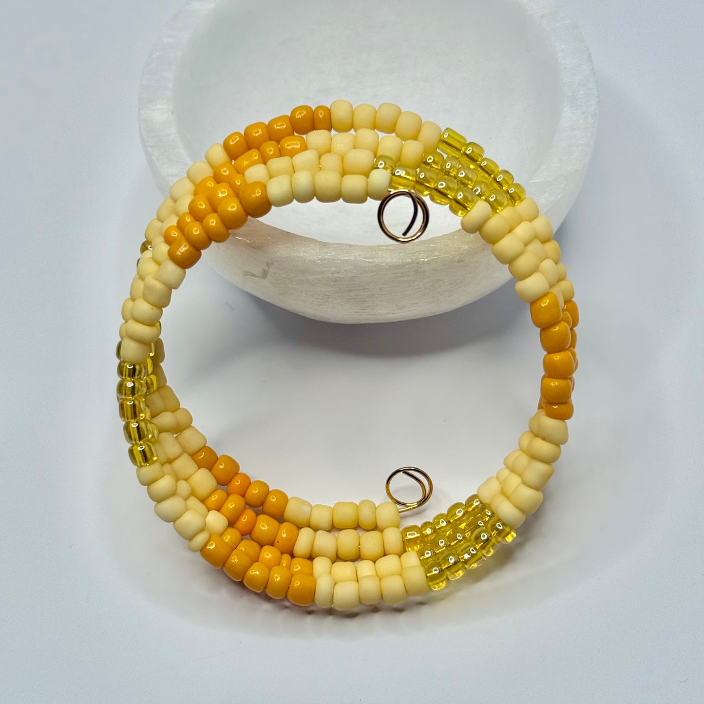 Gold Yellow Wrap Bracelet