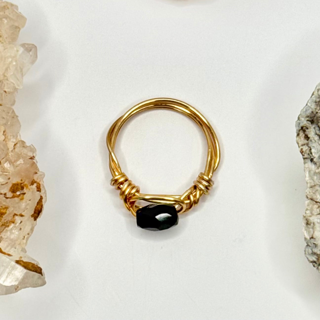 Gold Onyx Ring