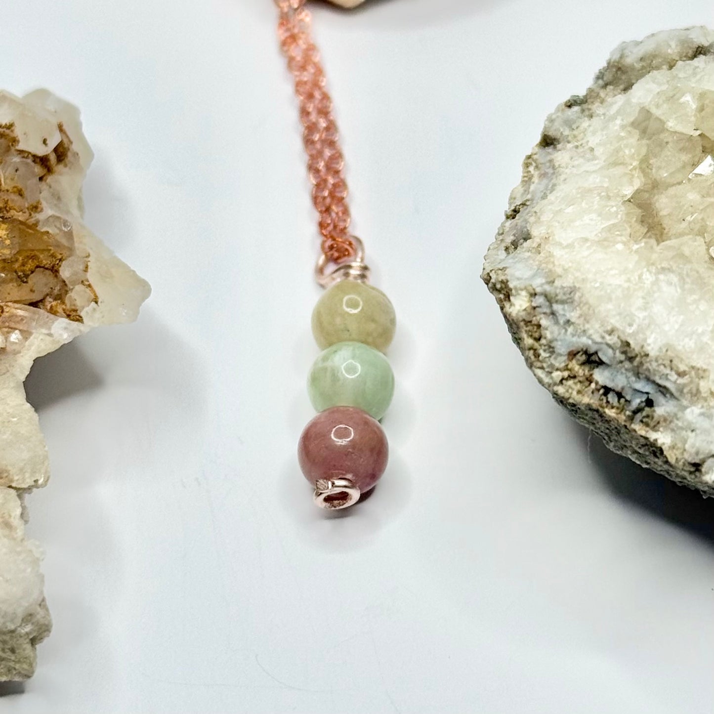 Rose Gold Amazonite Necklace
