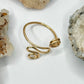 Gold Coil Wrap Ring