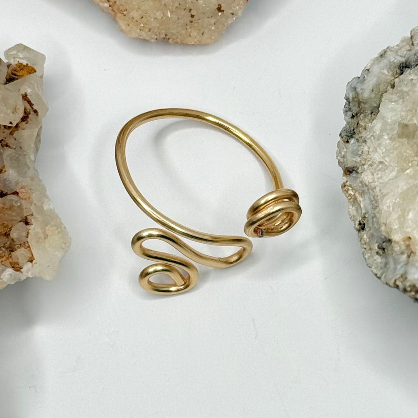 Gold Coil Wrap Ring