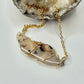 Gold Dendritic Agate Necklace