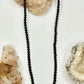 Silver Blue Goldstone Beaded Necklace