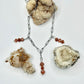 Silver Sunstone Paperclip Necklace