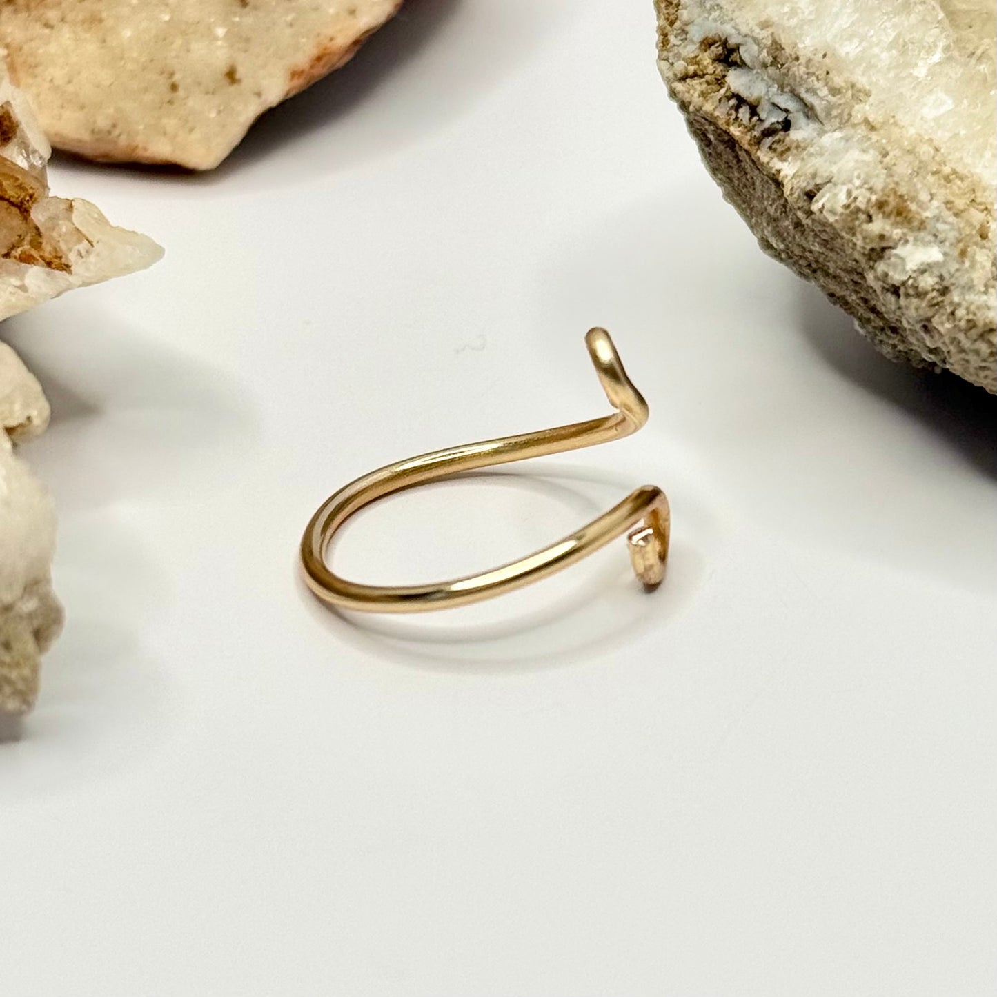 Gold Bypass Ring