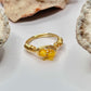 Gold Citrine Ring