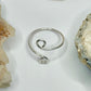 Silver Bypass Ring