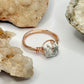 Rose Gold Howlite Ring