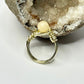 Gold Yellow Calcite Ring