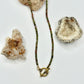 Gold Unakite Beaded Necklace
