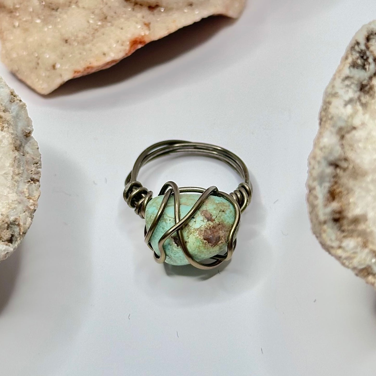 Charcoal Turquoise Ring