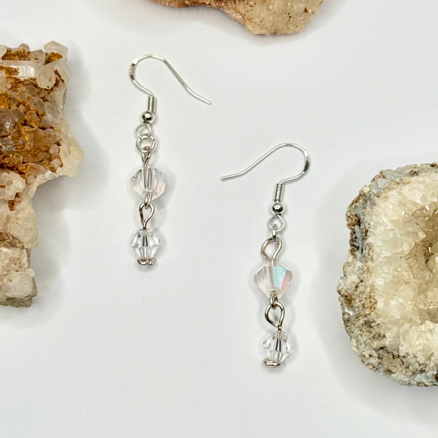 Sterling Silver Beaded Earrings
