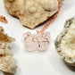 Rose Gold Rose Quartz Butterfly Necklace