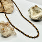 Gold Plated Tigers Eye Beaded Necklace
