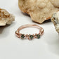 Rose Gold Labradorite Ring