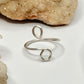 Silver Swirl Ring