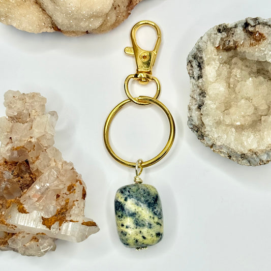 Gold Serpentine Keychain