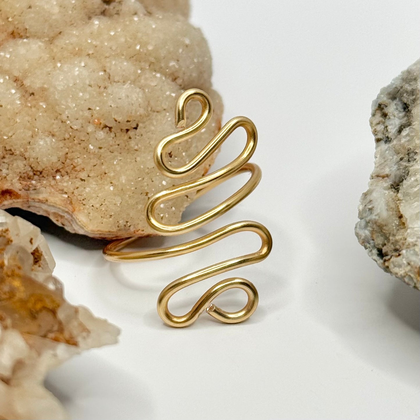 Gold Coiled Wrap Ring