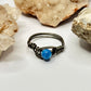 Charcoal Blue Shell Ring