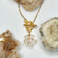 Gold Flower Toggle Necklace