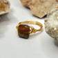 Gold Tigers Eye Ring