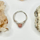 Silver Rhodonite Ring