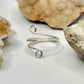 Silver Swirl Bypass Ring