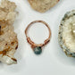 Rose Gold Gray Agate Ring